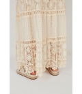 LONG SKIRT WITH PERFORATED EMBROIDERY