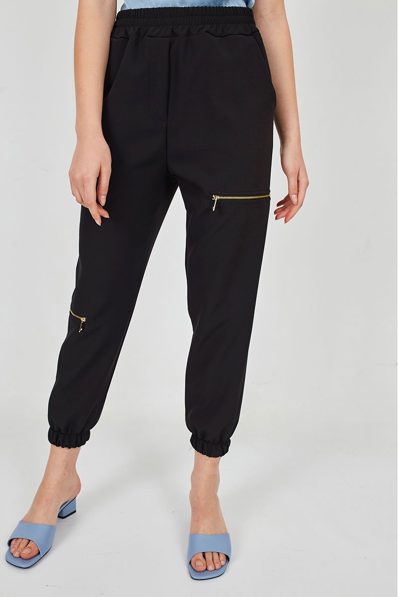JOGGERS WITH ZIPPERS