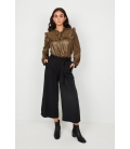 CROPPED TROUSERS WITH BOW