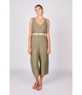JUMPSUIT WITH BRAIDED BELT